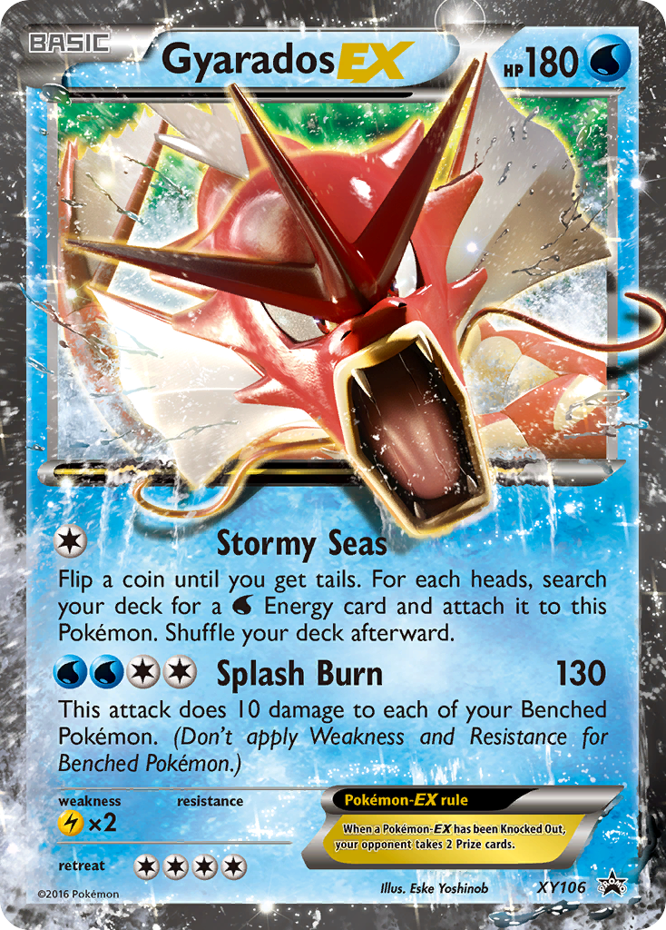 Gyarados EX (XY106) - XY Black Star Promos Pokémon Card