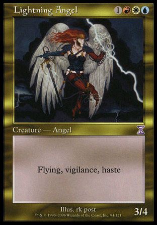 Lightning Angel (Time Spiral) Trading Card