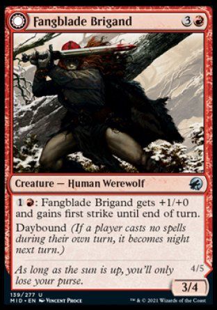 Fangblade Brigand (Innistrad: Midnight Hunt) Trading Card