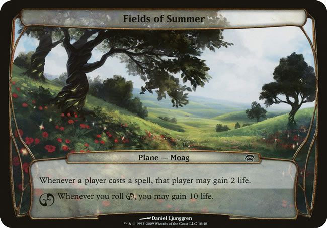 Fields of Summer (Planechase) Trading Card