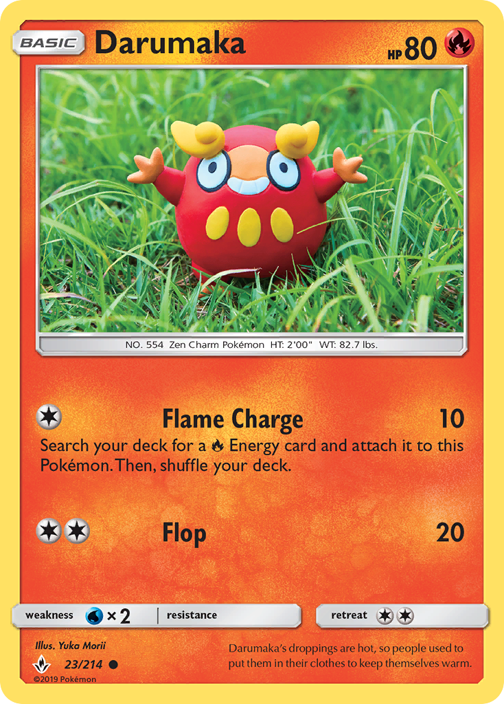 Darumaka (23/214) - Unbroken Bonds Pokémon Card