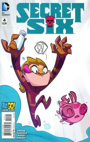 Secret Six #4 (Teen Titans Go Variant Cover)