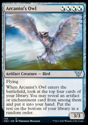 Arcanist's Owl (Kamigawa Neon Dynasty Commander Decks)