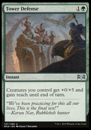 Tower Defense (Ravnica Allegiance)