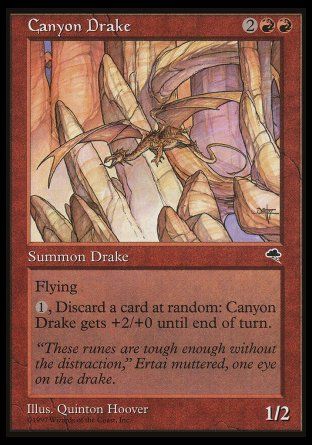 Canyon Drake (Tempest) Trading Card