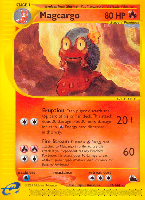 Magcargo (17/144) - Skyridge Pokémon Card