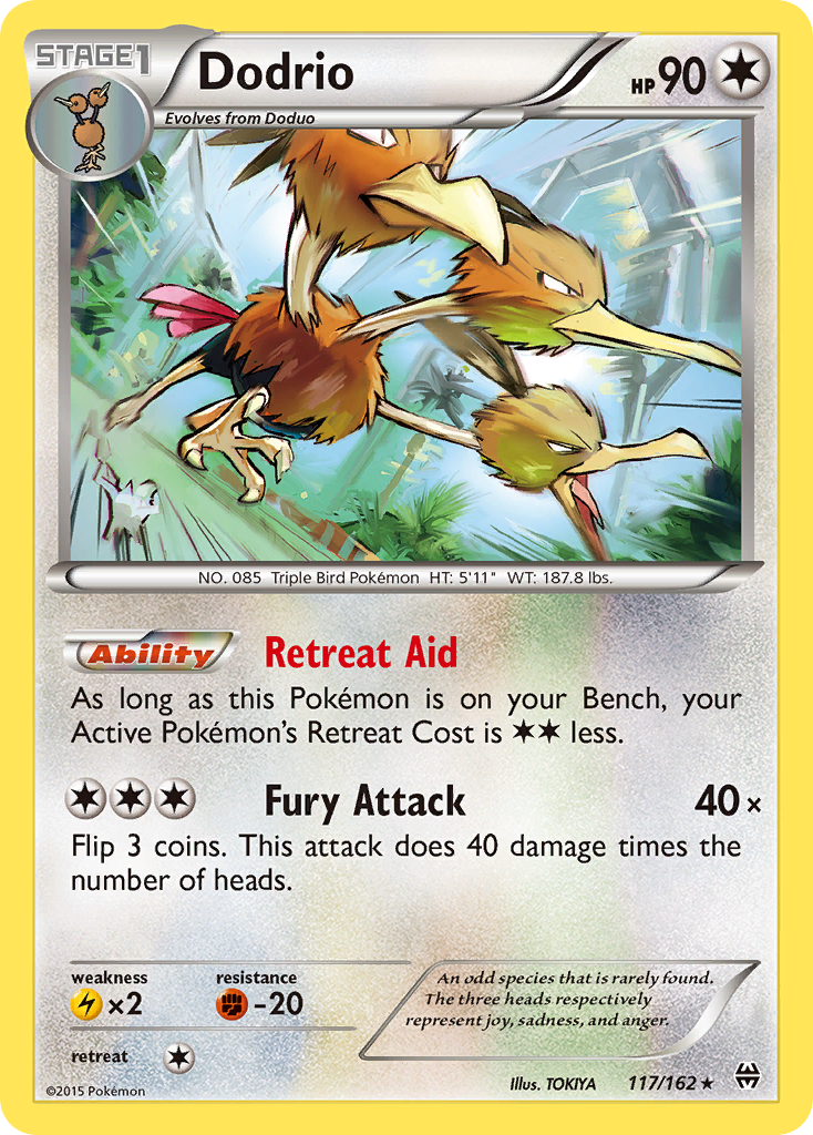 Dodrio (117/162) - BREAKthrough Pokémon Card