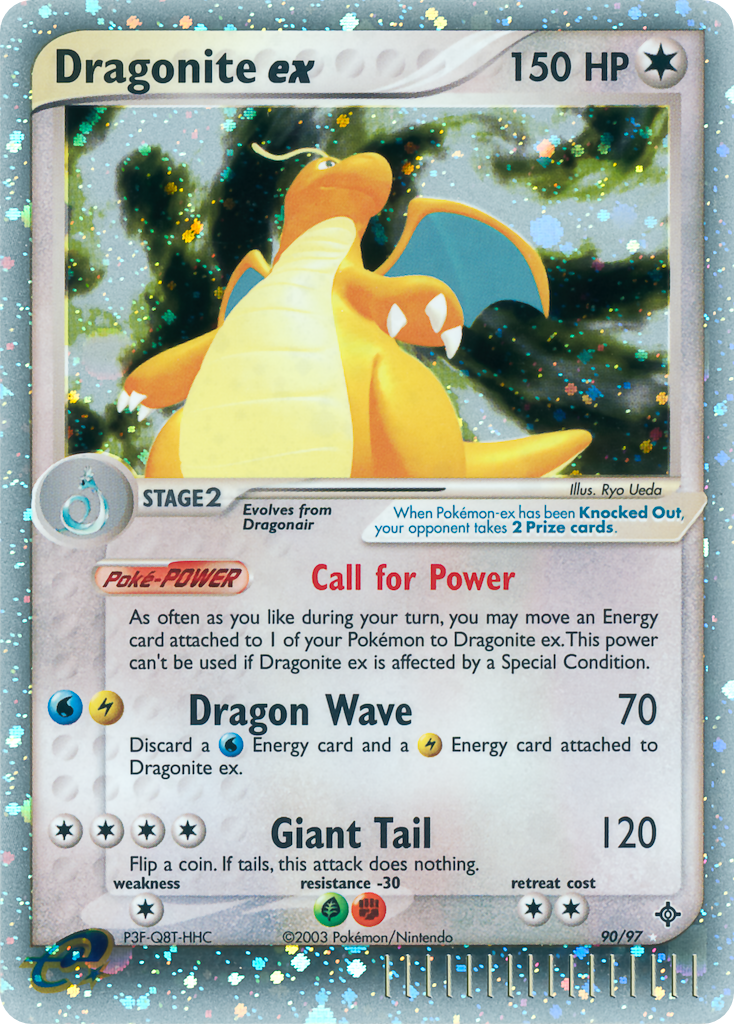 Dragonite ex (90/97) - Dragon Pokémon Card