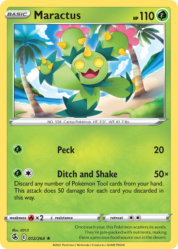 Maractus (12/264) - Fusion Strike Pokémon Card