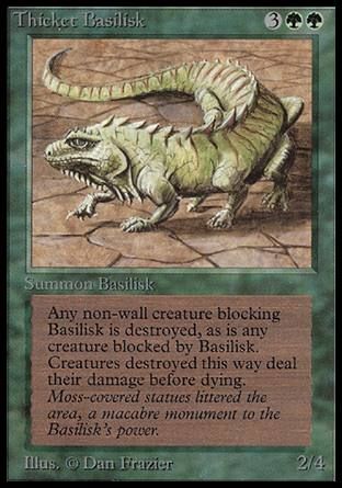 Thicket Basilisk (Beta) Trading Card