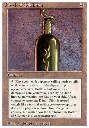 Bottle of Suleiman (Revised Edition) Trading Card