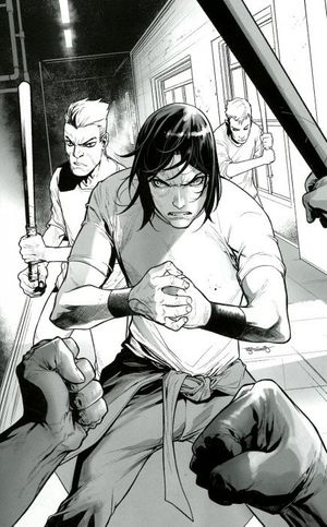 Gung Ho Anger #1 (40 Copy Stephen Segovia Line Art)