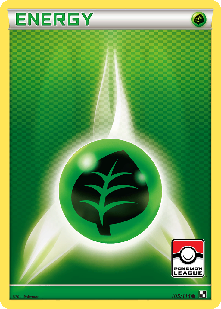 Grass Energy (105/114) - Black & White Pokémon Card