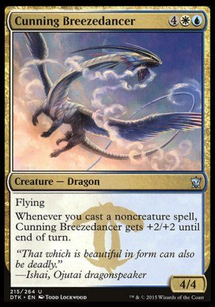 Cunning Breezedancer (Dragons of Tarkir) Trading Card