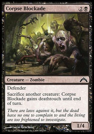 Corpse Blockade (Gatecrash) Trading Card