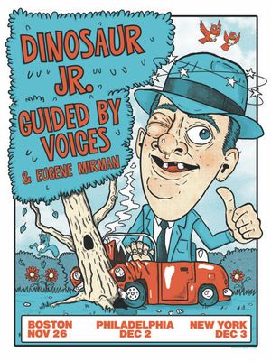 Guided By Voices & Dinosaur Jr. Tour Poster 2022