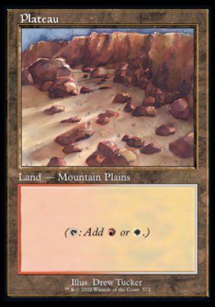 Plateau (Magic 30th Anniversary Edition - Old Frame) Trading Card