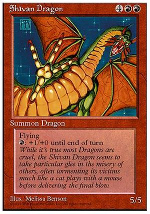Shivan Dragon (4th Edition)