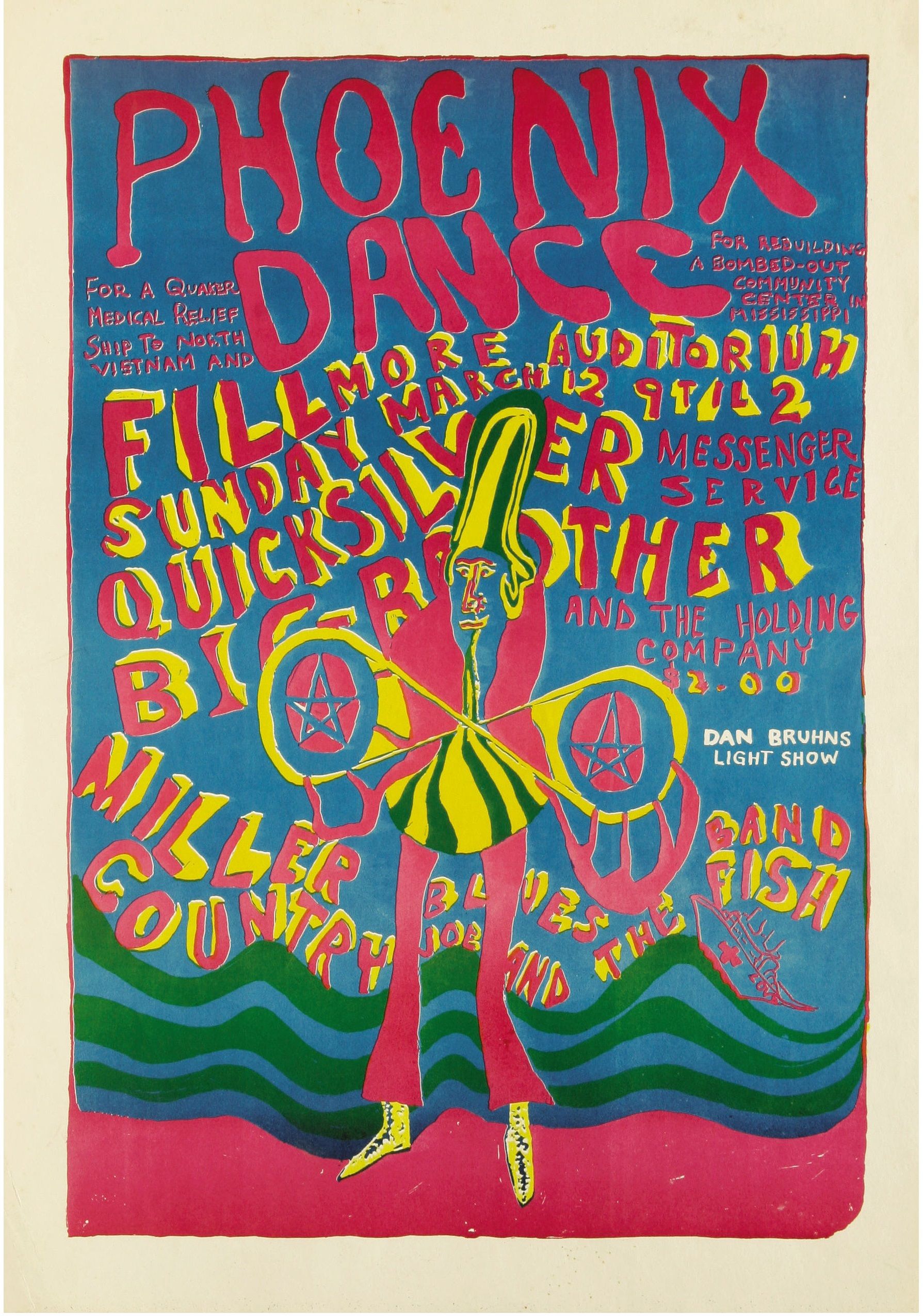 AOR-2.47-OP-1 Phoenix Dance Fillmore Auditorium 1967 Concert Poster