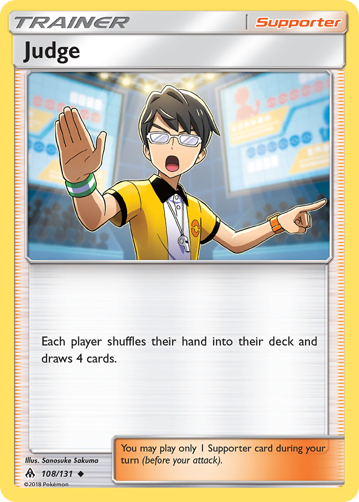 Judge (Trainer: Supporter) (108/131) - Forbidden Light Pokémon Card