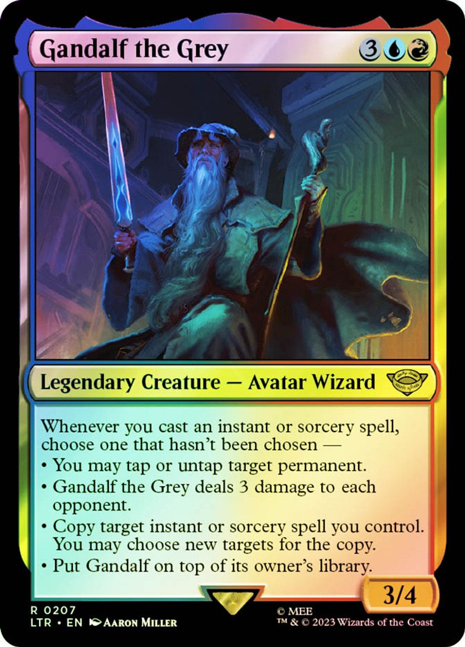 Gandalf the Grey (The Lord of the Rings - Foil) Trading Card