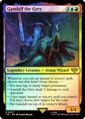 Gandalf the Grey (The Lord of the Rings - Foil)