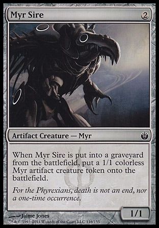 Myr Sire (Mirrodin Besieged) Trading Card