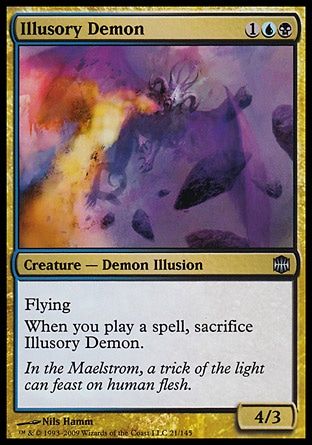 Illusory Demon (Alara Reborn) Trading Card