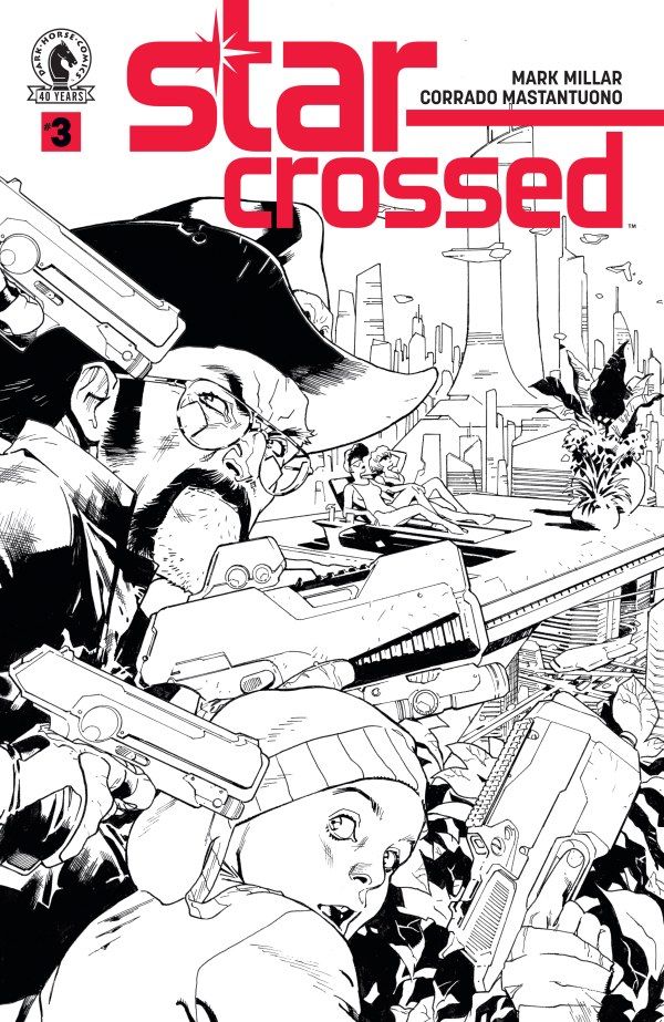 Star-Crossed #3 (Cover B Stuart Immonen Black & White Variant) Comic