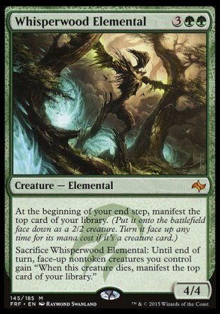 Whisperwood Elemental (Fate Reforged) Trading Card