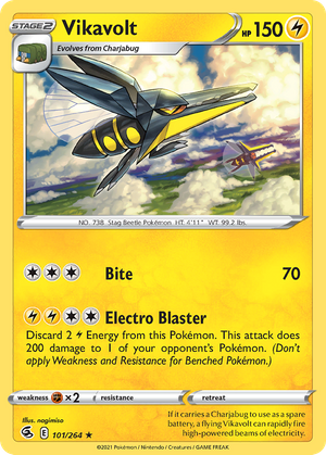 Vikavolt (101/264) - Fusion Strike (Reverse Holo)