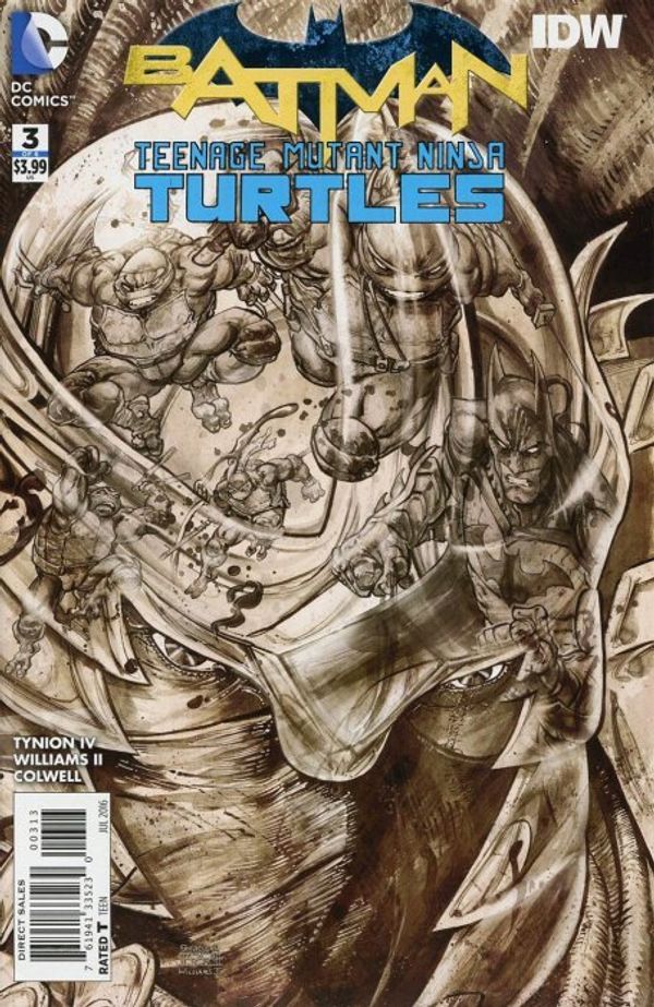 Batman Teenage Mutant Ninja Turtles #3 (3rd Printing)