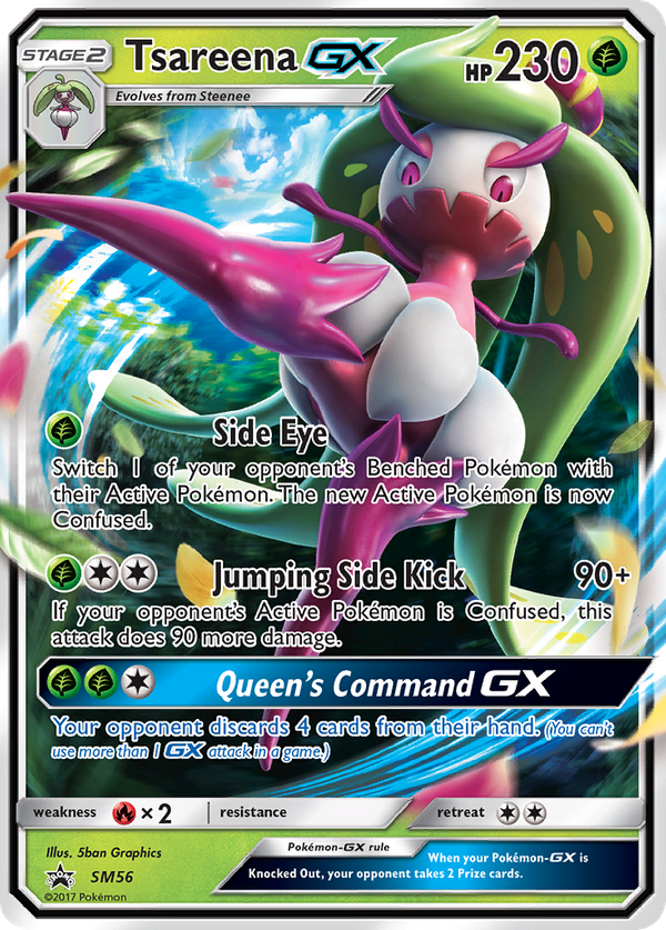 Tsareena GX (SM56) - SM Black Star Promos