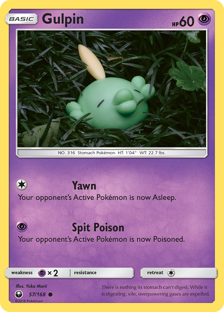 Gulpin (57/168) - Celestial Storm Pokémon Card