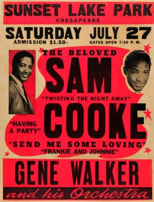Sam Cooke Sunset Lake Park 1963