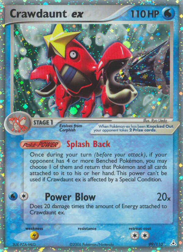 Crawdaunt ex (99/110) - Holon Phantoms Pokémon Card