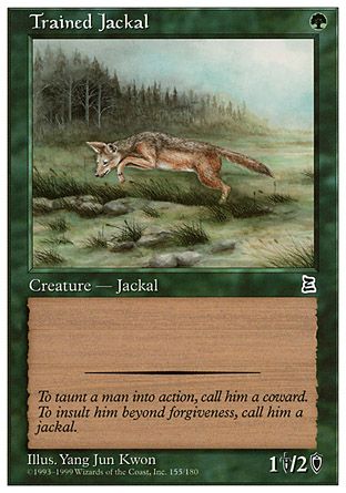 Trained Jackal (Portal Three Kingdoms) Trading Card