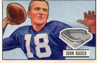 John Rauch 1951 Bowman #44 Sports Card