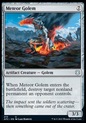 Meteor Golem (D&D Forgotten Realms Commander Decks)