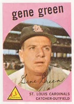 Gene Green 1959 Topps #37 Sports Card