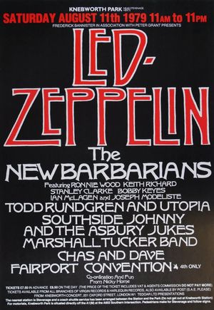 Led Zeppelin Knebworth Festival 1979