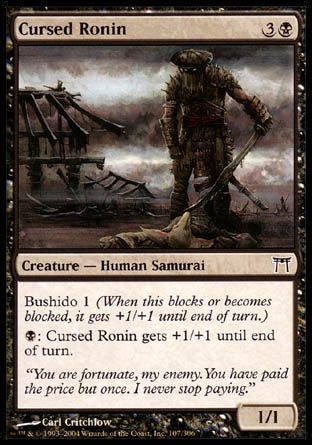 Cursed Ronin (Champions of Kamigawa) Trading Card