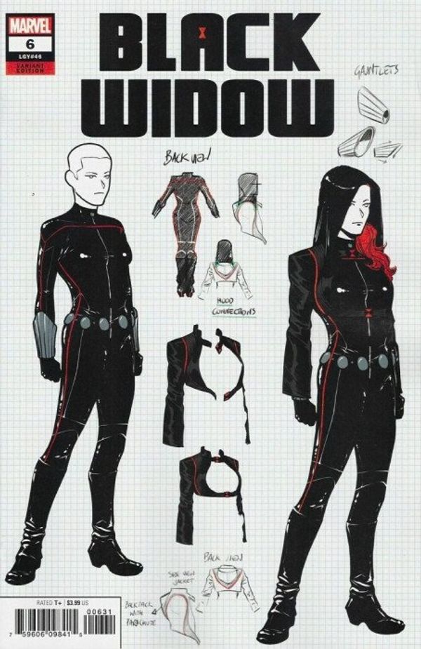 Black Widow #6 (Casagrande Design Variant)