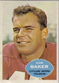 Sam Baker 1960 Topps #24 Sports Card