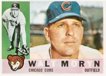 Walt Moryn 1960 Topps #74 Sports Card