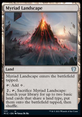 Myriad Landscape (Innistrad Midnight Hunt Commander Decks) Trading Card