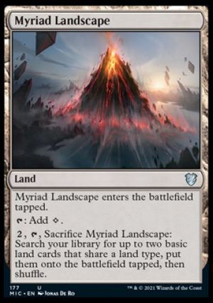 Myriad Landscape (Innistrad Midnight Hunt Commander Decks)