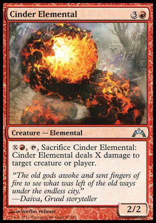 Cinder Elemental (Gatecrash) Trading Card