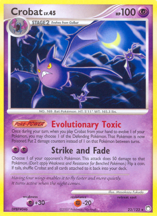 Crobat (23/123) - Mysterious Treasures Pokémon Card