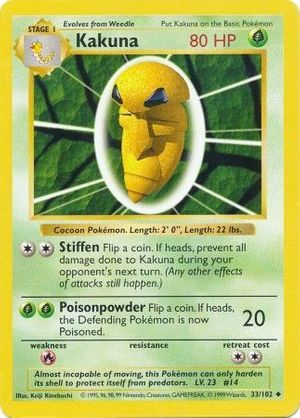 Kakuna (33/102) - Base (Shadowless)